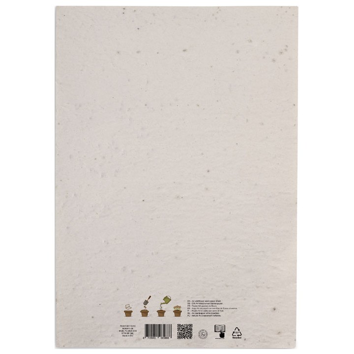 Papier A4 graines de fleurs