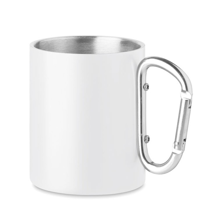 Mug en métal anse mousqueton