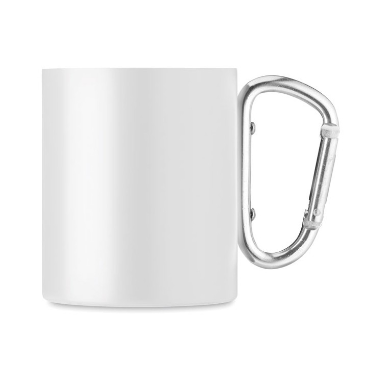 Mug en métal anse mousqueton