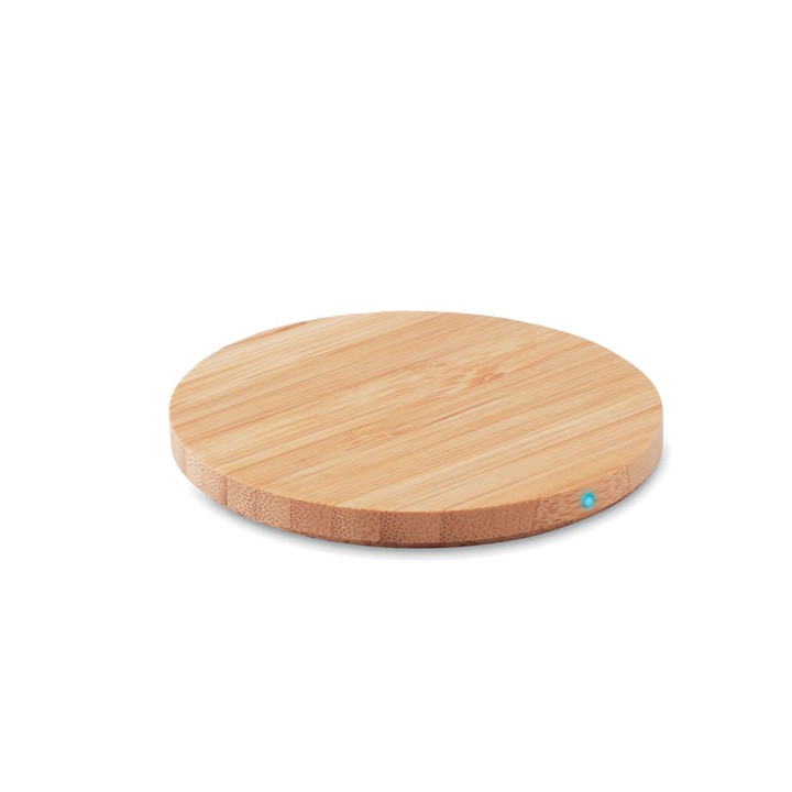 Chargeur sans fil en bambou 15W