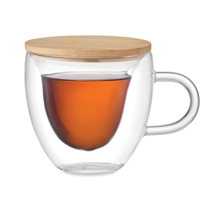 Tasse borosilicaté double paroi