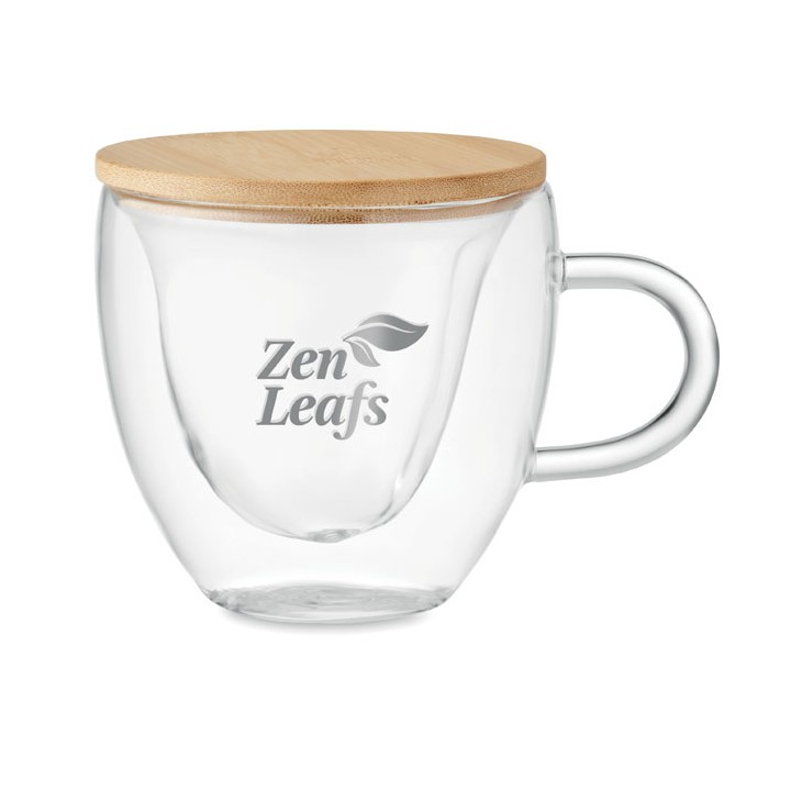 Tasse borosilicaté double paroi