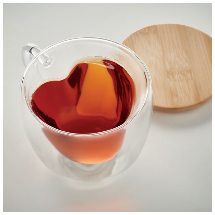 Tasse borosilicaté double paroi