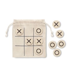 Jeu de morpion en bois