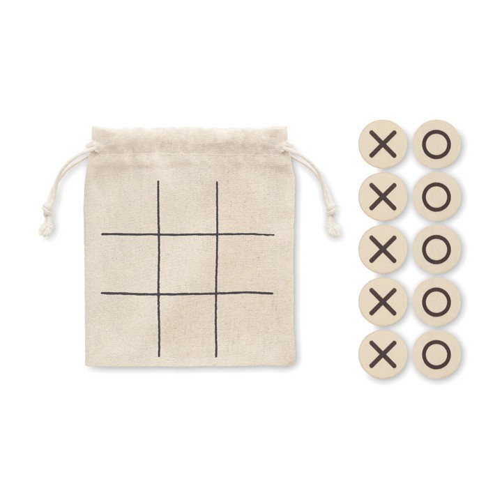 Jeu de morpion en bois