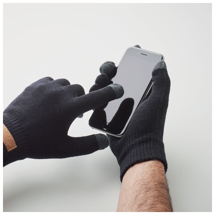 Gants tactiles en RPET