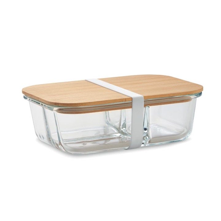 Lunchbox en verre et bambou