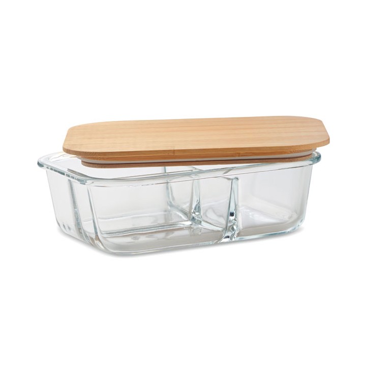 Lunchbox en verre et bambou