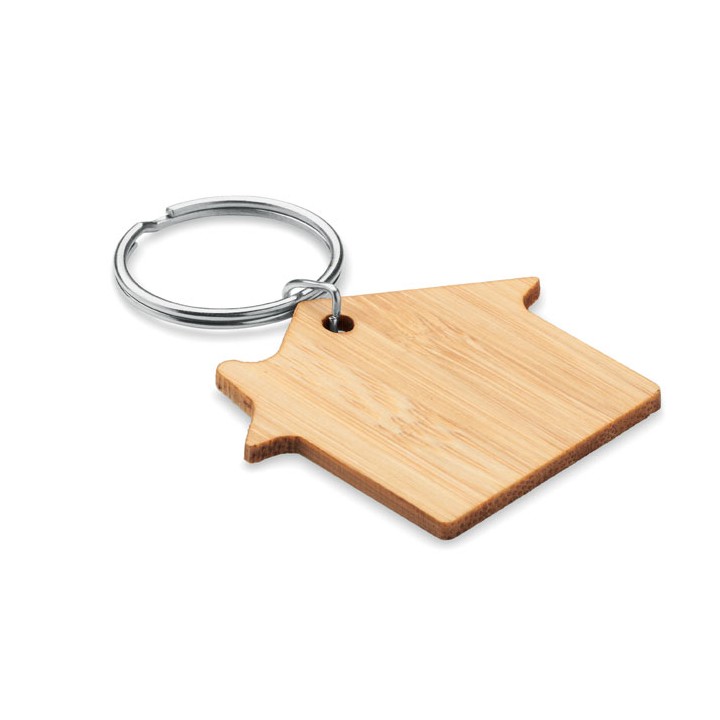 Porte-clés maison bambou