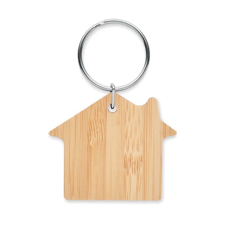 Porte-clés maison bambou