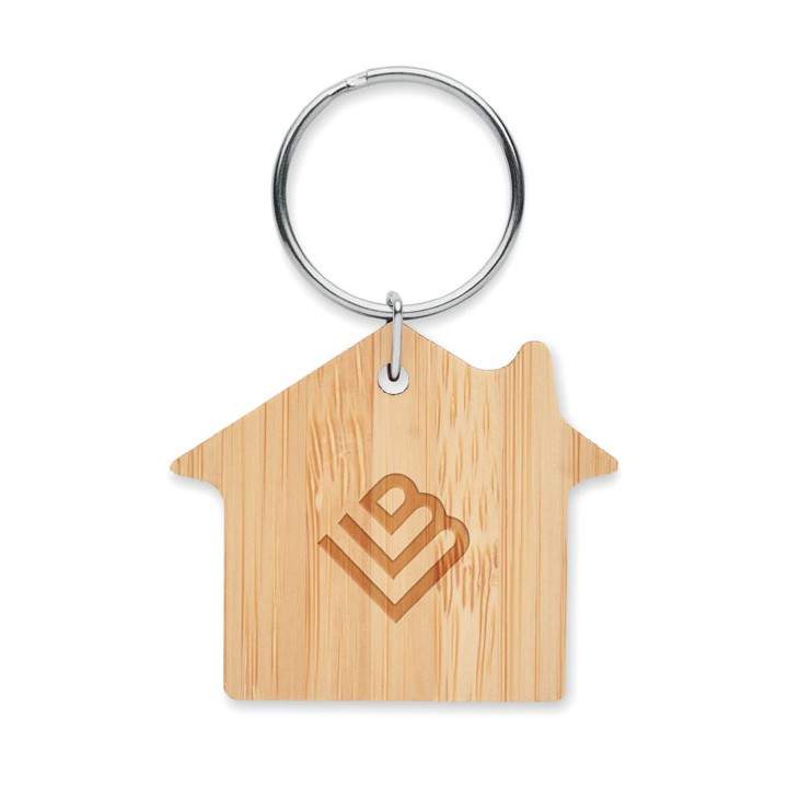Porte-clés maison bambou