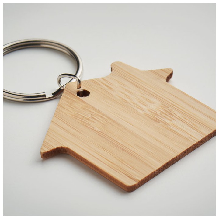 Porte-clés maison bambou
