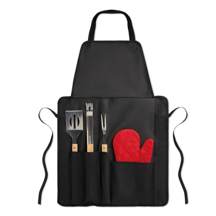 Tablier gants et outils BBQ