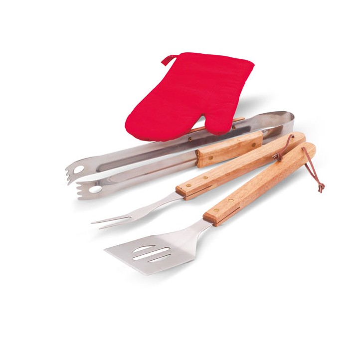 Tablier gants et outils BBQ