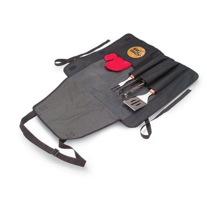 Tablier gants et outils BBQ