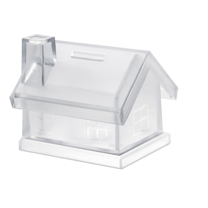 Tirelire maison plastique