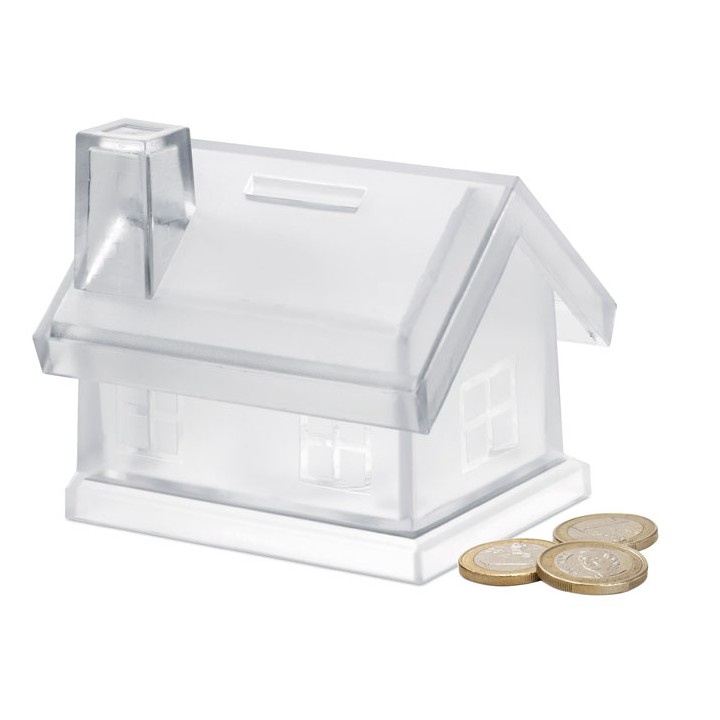 Tirelire maison plastique