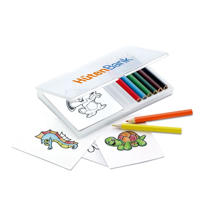 Set crayons de couleur en bois