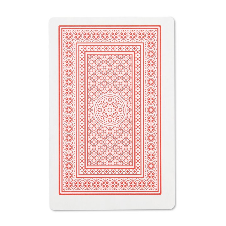 Cartes à jouer boîte étain