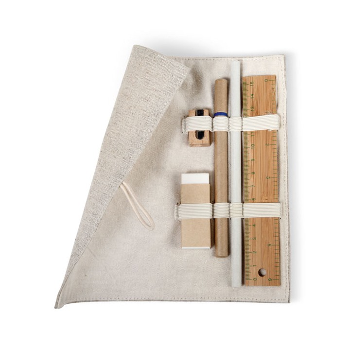 Set d'écriture,pochette coton
