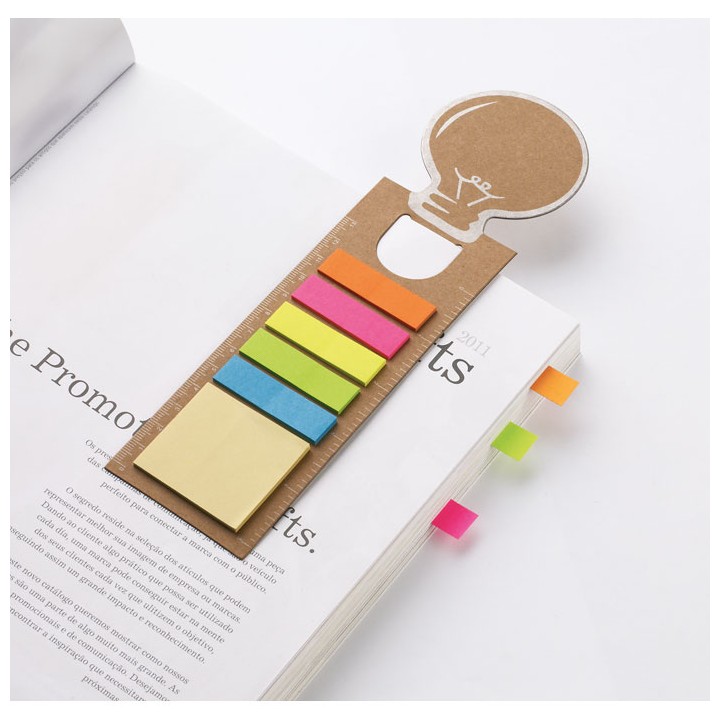 Signet avec stickers mémo