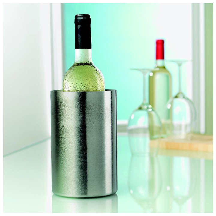 Seau à champagne en acier inox