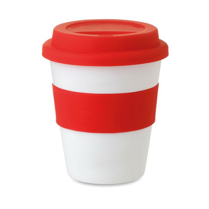 Gobelet PP, couvercle silicone