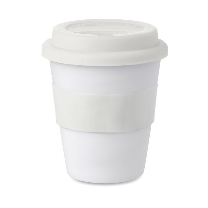 Gobelet PP, couvercle silicone