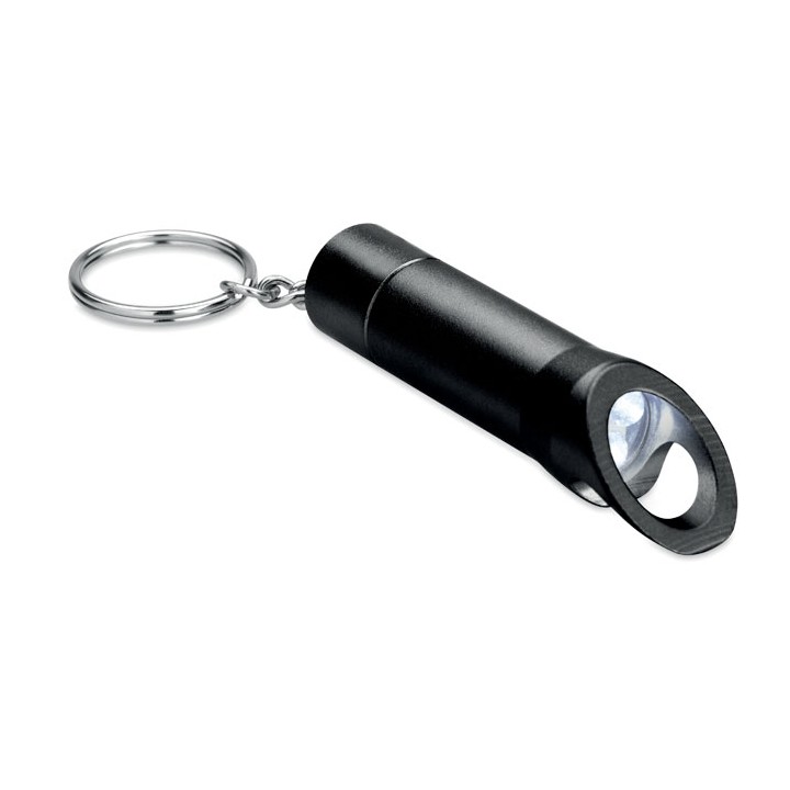 Lampe torche porte-clés en mét