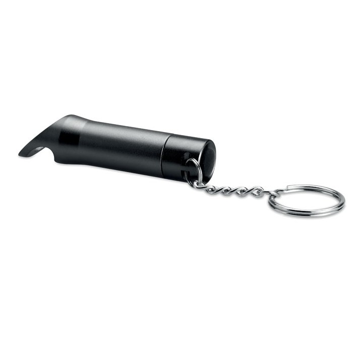 Lampe torche porte-clés en mét
