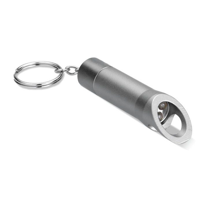 Lampe torche porte-clés en mét