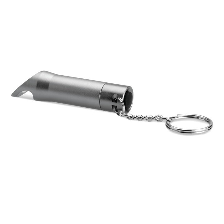 Lampe torche porte-clés en mét
