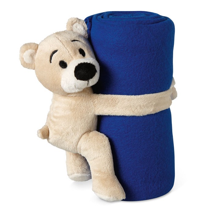 Couverture polaire avec ours