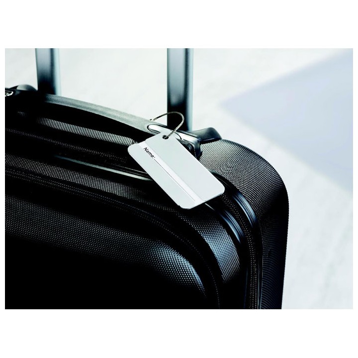 Etiquette à bagages.