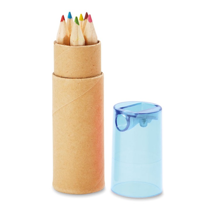 Tube de 6 crayons de couleur
