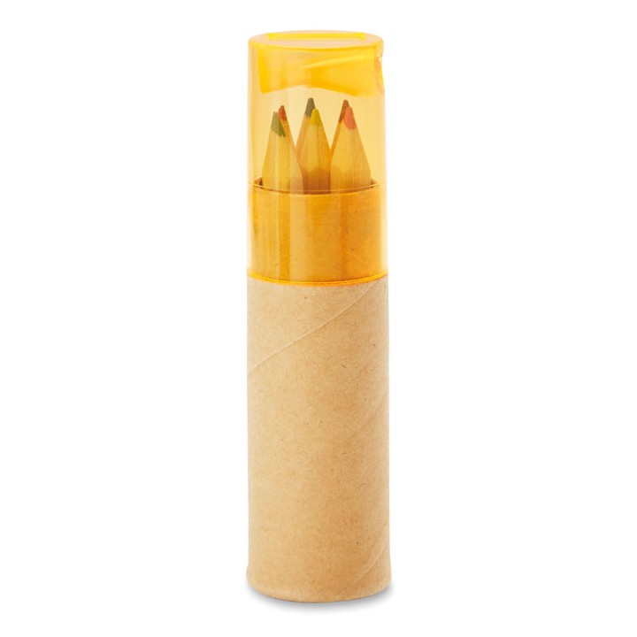Tube de 6 crayons de couleur