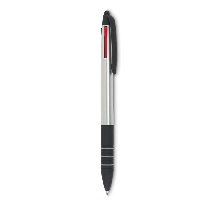 Stylo bille stylet 3 couleurs