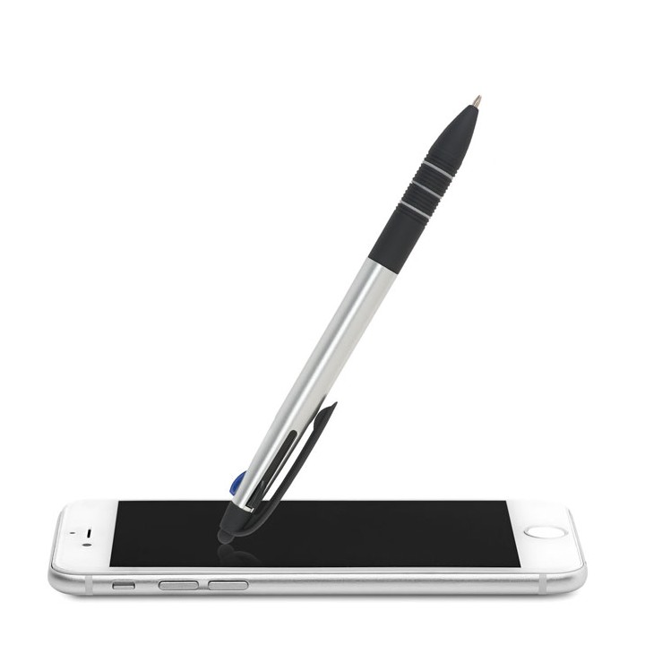 Stylo bille stylet 3 couleurs