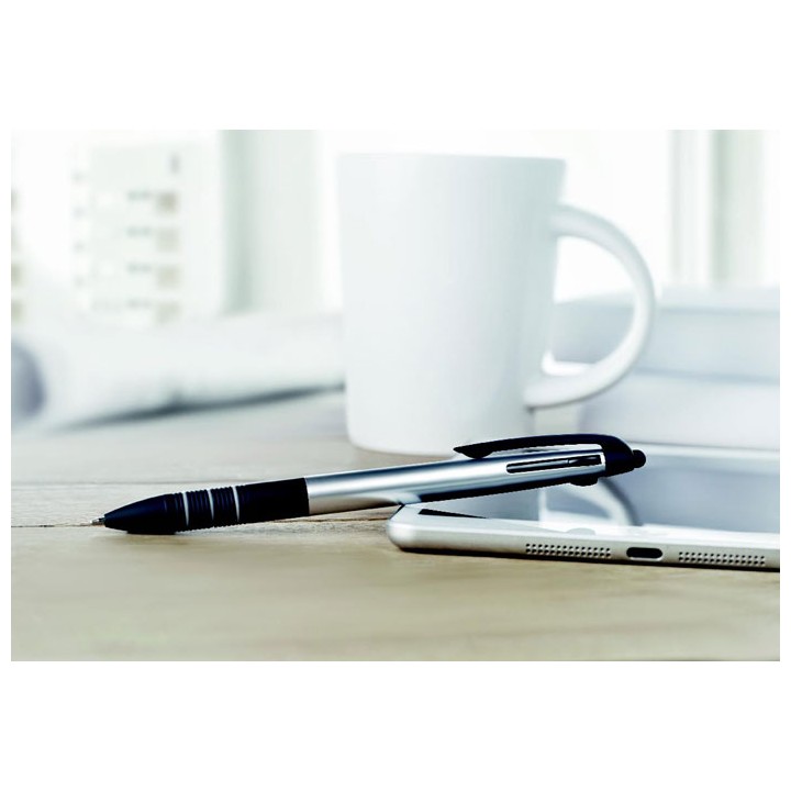Stylo bille stylet 3 couleurs