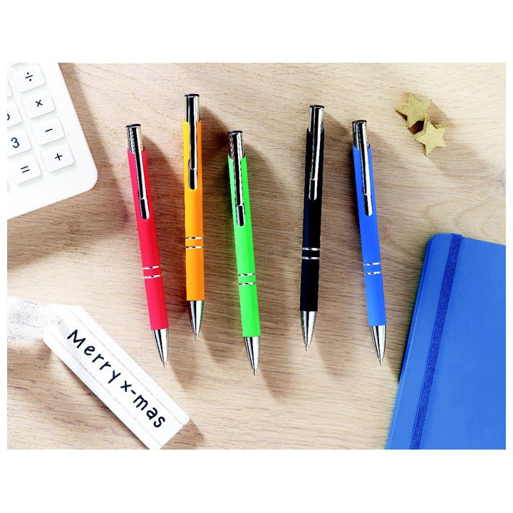 Stylo bille poussoir finition