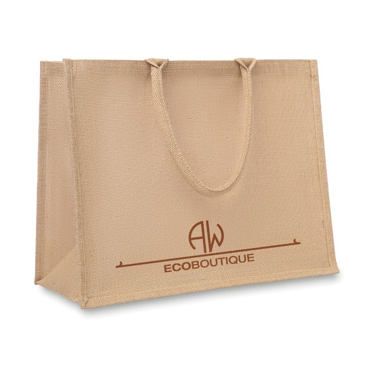 Sac shopping en jute