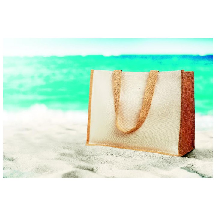 Sac de courses en toile de jute et