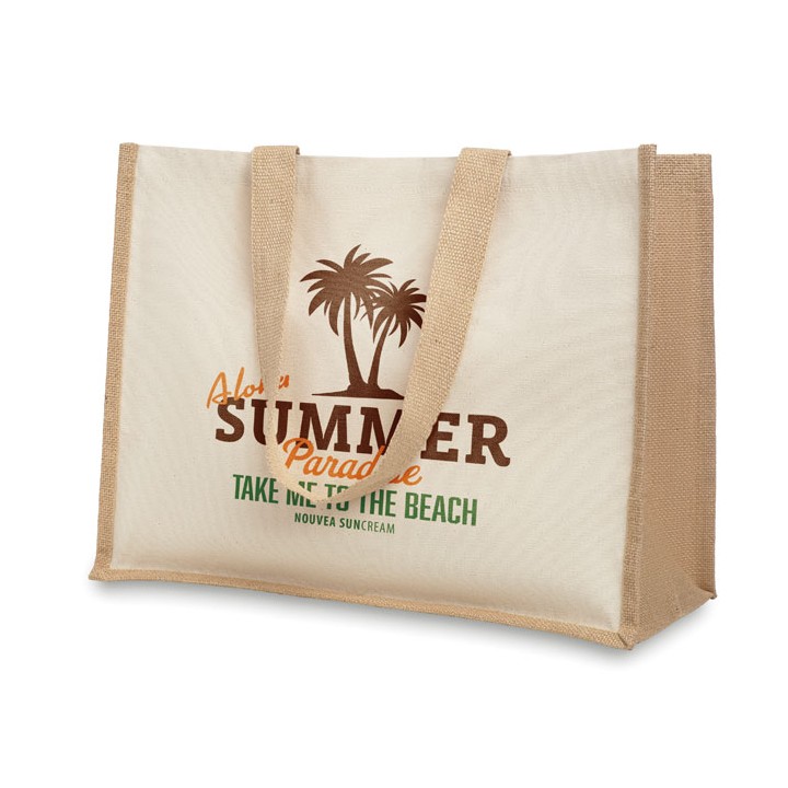 Sac de courses en toile de jute et