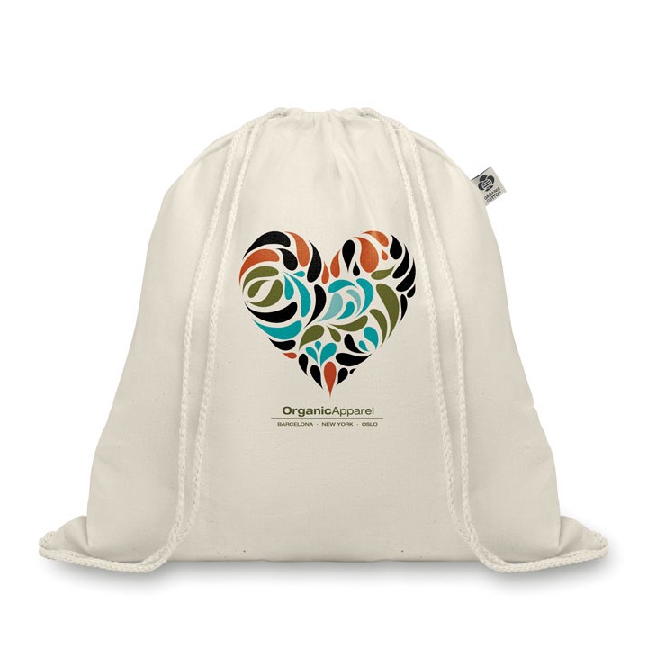Sac à cordelette en coton bio