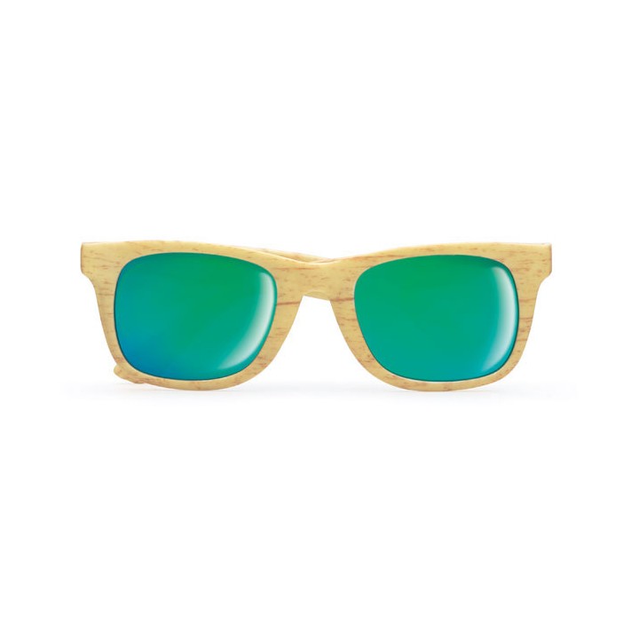Lunettes monture effet bois