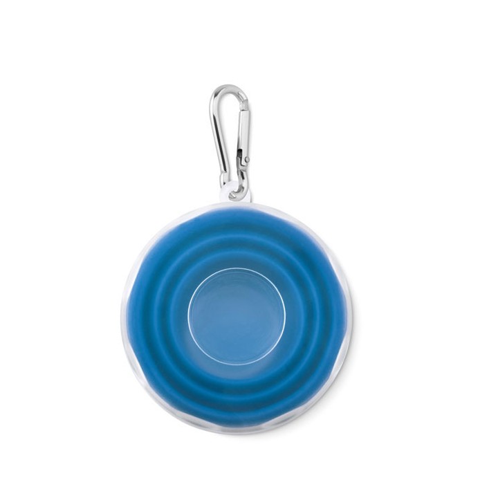 Tasse pliable avec pilulier