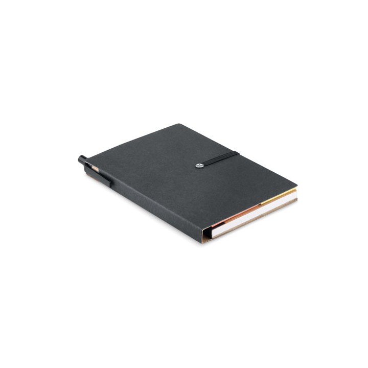 Carnet recyclé ligné et stylo