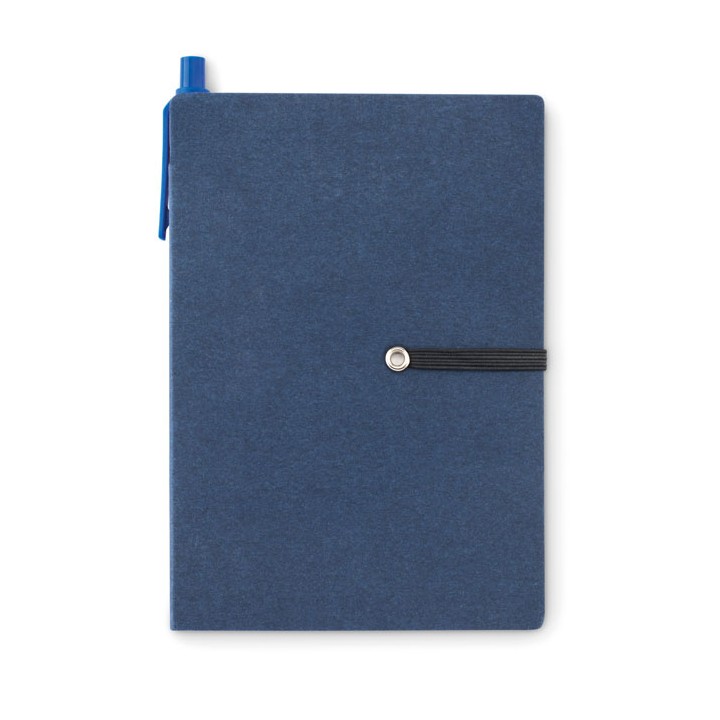 Carnet recyclé ligné et stylo