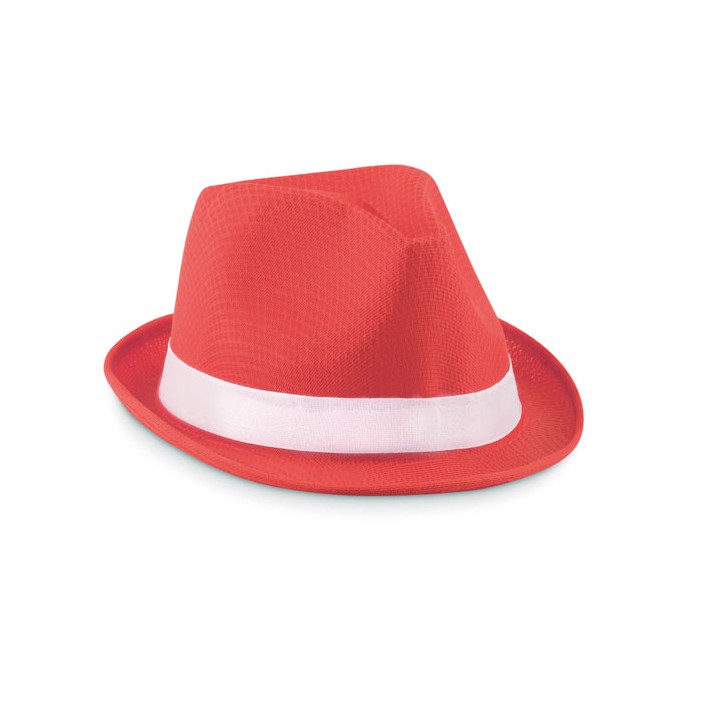 Chapeau de couleur en polyester