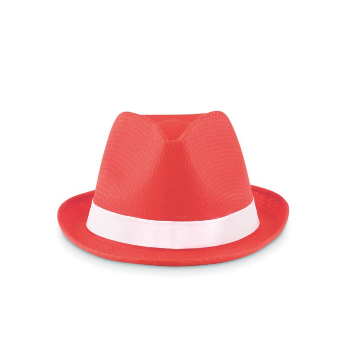 Chapeau de couleur en polyester